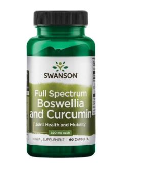 Swanson - Full Spectrum Boswellia and Curcumin 300mg 60 caps