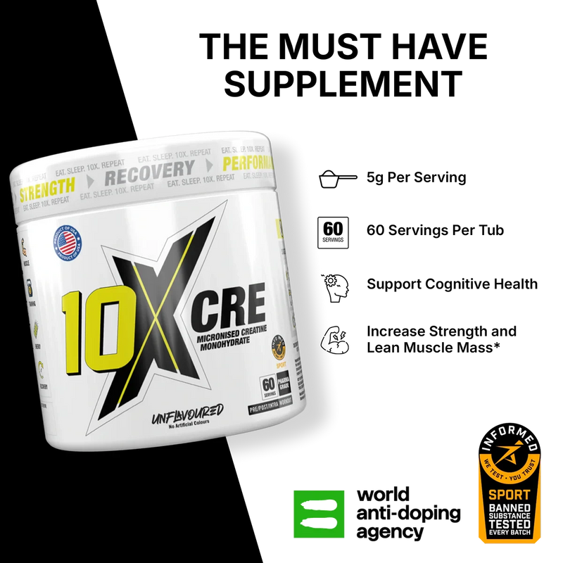 10X Cre - Creatine Monohydrate 300g