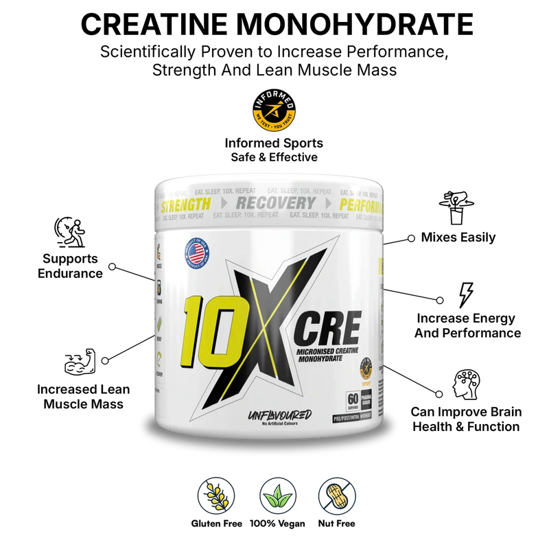 10X Cre - Creatine Monohydrate 300g