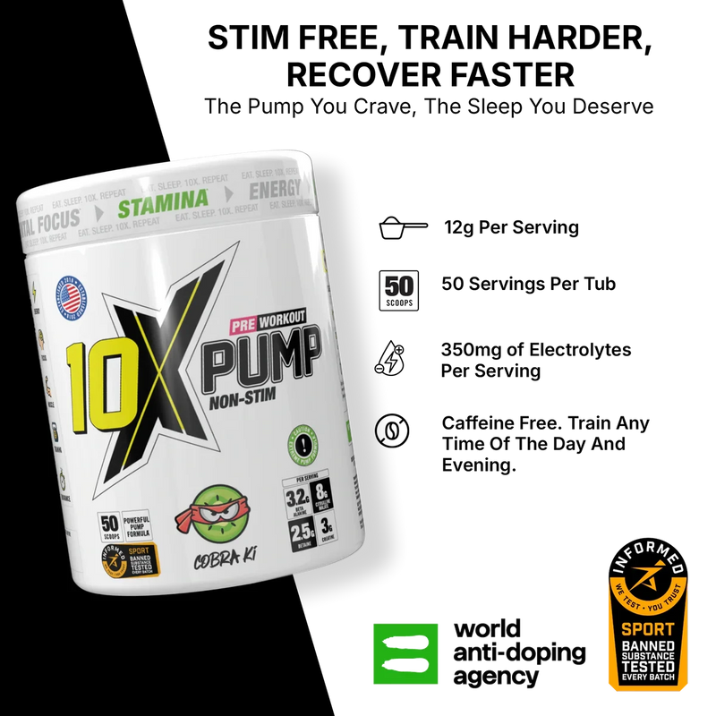 10X Pump Non Stim Pre-Workout
