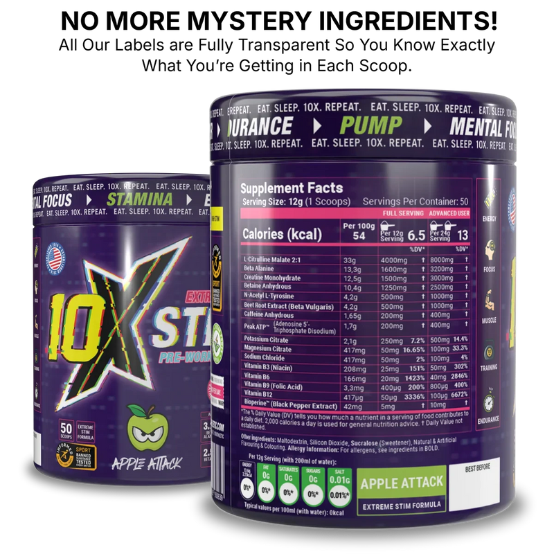 10X Stim Pre Workout