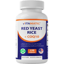 Vitamatic - Red Yeast Rice 1200mg | CoQ10 & Niacin | 120ct