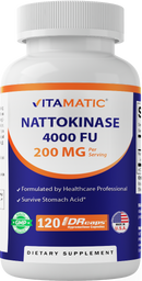 Vitamatic - Nattokinase 4,000 FU | Non-GMO | 120ct