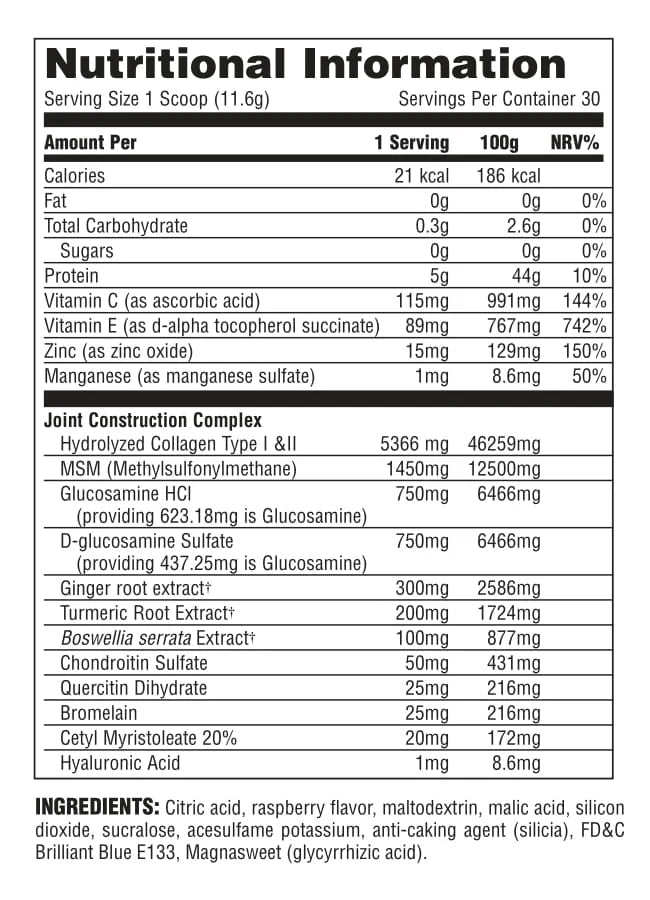 Animal Flex Powder - Joint Support