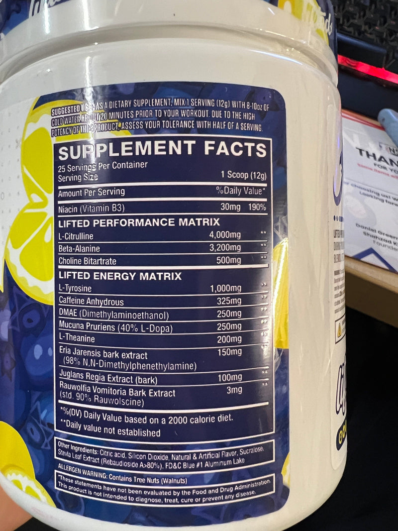 Musclesport - Lifted Pre Workout