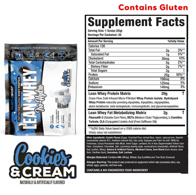 Musclesport USA - Lean Whey Isolate Single Serve Sachets