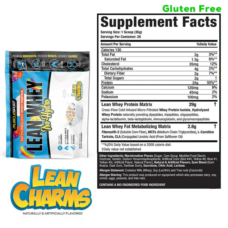 Musclesport USA - Lean Whey Isolate Single Serve Sachets
