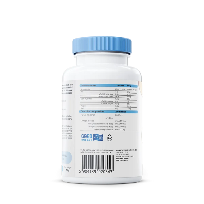 Osavi Omega-3 Fish Oil 1000mg