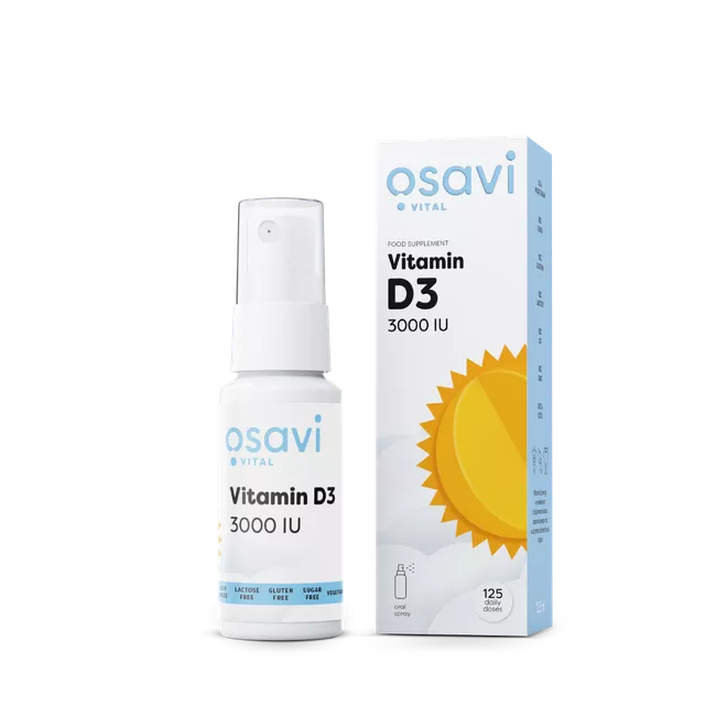 Osavi - Vitamin D3 Oral Spray 3000iu - 12.5ml (exp 30/4/24)