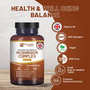 Prowise Healthcare - Advanced Mushroom Complex | 6 Mushrooms - 120 Vegan Tablets