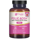Prowise Healthcare - Folic Acid Tablets 400 mcg - 400 Vegan Vitamin B9 Tablets