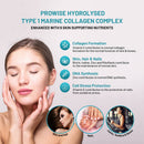 Prowise Healthcare - Marine Collagen with Hyaluronic Acid 1100mg - 90 Capsules Bo