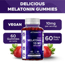 Vitamatic - Vitamatic 10mg Melatonin | Vegan & Non-GMO | 60ct