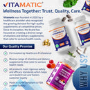 Vitamatic - Vitamatic Apigenin 50mg | Calm & Cellular Health | 120ct
