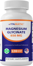 Vitamatic - Vitamatic Magnesium Glycinate 850 mg 120 Caps
