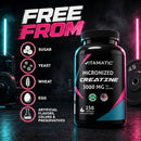 Vitamatic - Vitamatic Micronized Creatine Monohydrate 3000 mg - 250 Caps
