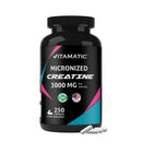Vitamatic - Vitamatic Micronized Creatine Monohydrate 3000 mg - 250 Caps