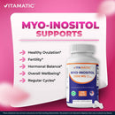 Vitamatic - Vitamatic Myo-Inositol 2000 mg Per Serving – 240 Capsules