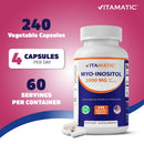 Vitamatic - Vitamatic Myo-Inositol 2000 mg Per Serving – 240 Capsules