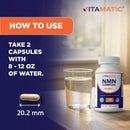 Vitamatic - Vitamatic NMN Complex 1000 mg Per Serving – 120 Veg Caps