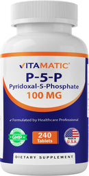 Vitamatic - Vitamatic P5P 100mg | Active Vitamin B6 | 240ct
