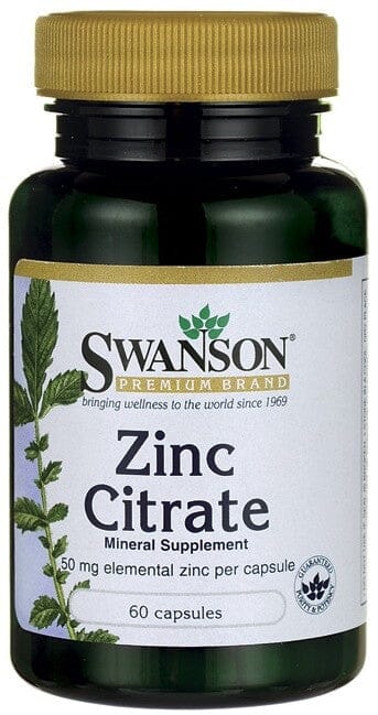 Swanson - Zinc Citrate 30mg 60caps